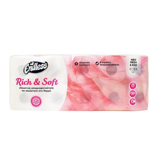 ENDLESS ΡΟΛΟ ΥΓΕΙΑΣ RICH & SOFT (110gr. x 10 ΡΟΛΛA DECOR)