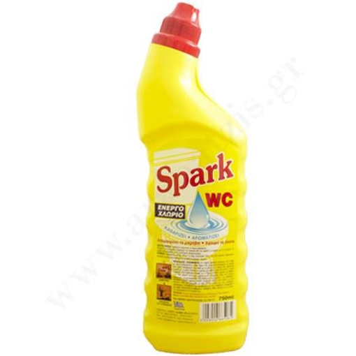 SPARK WC ΥΓΡΟ ΤΟΥΑΛΕΤΑΣ 750ml - (ΚΙΤΡΙΝΟ/ΕΝΕΡΓΟ ΧΛΩΡΙΟ)