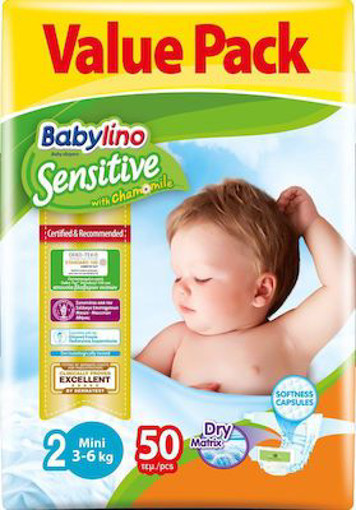 BABYLINO ΠΑΝΑ SENSITIVE No 2 (3-6kg) - (50τεμ.)