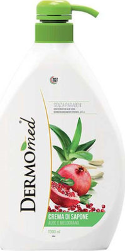 DERMOMED ΚΡΕΜΟΣΑΠΟΥΝΟ 1 lit - (ALOE & POMEGRANATE)