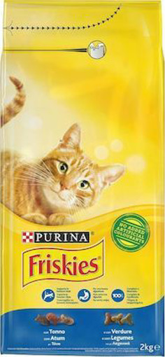 FRISKIES ΓΑΤΟΤΡΟΦΗ 2kg - (TONNO-VERDURE)