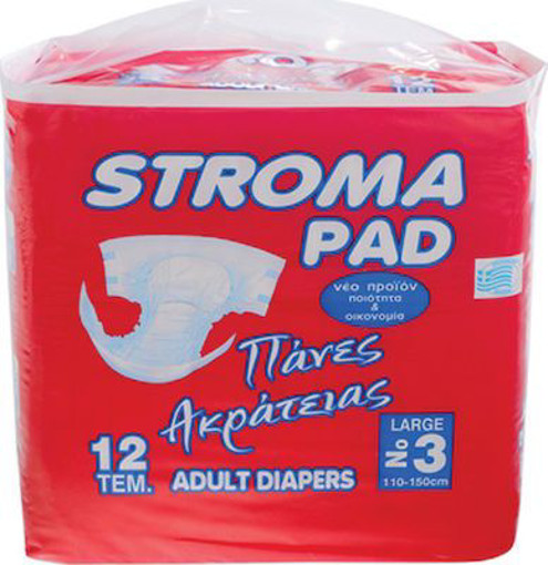 STROMA PAD ΠΑΝΑ ΑΚΡΑΤΕΙΑΣ No 3 LARGE (12τεμ)