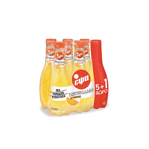ΕΨΑ ΠΟΡΤΟΚΑΛΑΔΑ 330ml (5+1 ΔΩΡΟ)