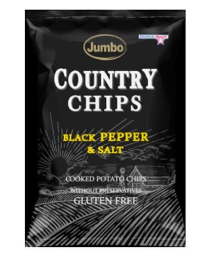 JUMBO COUNTRY CHIPS ΠΙΠΕΡΙ 150gr. - (84041)