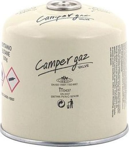 CAMPER GAS ΦΙΑΛΑΚΙ ΜΕ ΒΑΛΒΙΔΑ 500gr. - (ΔΙΑΦΟΡΑ ΣΧΕΔΙΑ)