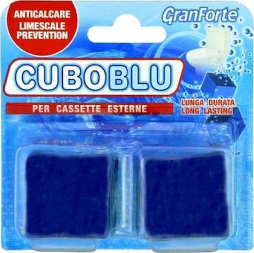 ΧΕΙΜΑΡΡΟΣ WC CUBO BLU WAT (2τεμ.) 50gr. (GRANFORTE)