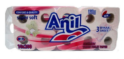 ANIL ΧΑΡΤΙ ΥΓΕΙΑΣ ΑΡΩΜΑΤΙΚΟ 3Φ (110gr. x 10 ΡΟΛΛA)