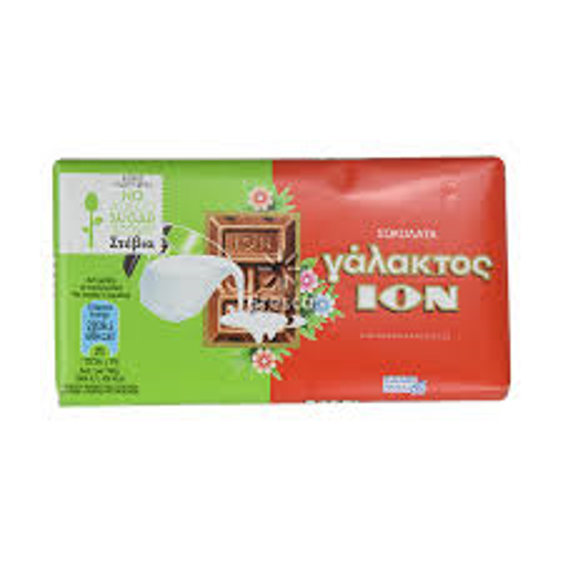 ΙΟΝ ΣΟΚΟΛΑΤΑ ΓΑΛΑΚΤΟΣ ΜΕ ΣΤΕΒΙΑ 60gr.  (No 1032)