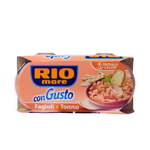 RIO MARE ΤΟΝΟΣ C/GUSTO 2x160gr. - (FAGIOLI)