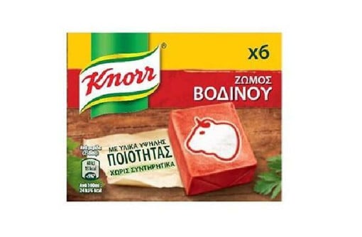 KNORR ΚΥΒΟΣ (3lt x 60gr.) - ΒΟΔΙΝΟ