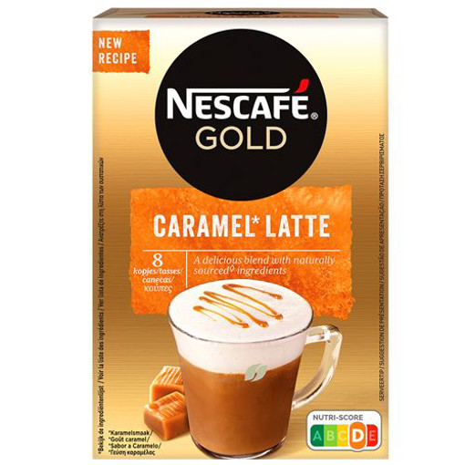 NESCAFE GOLD ΦΑΚΕΛΑΚΙ 136gr. - (8x17gr.) (CARAMEL LATTE)