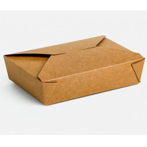 KRAFT DELIVERY BOX No 2 - (50τεμ.) - (21x15x4,8cm)