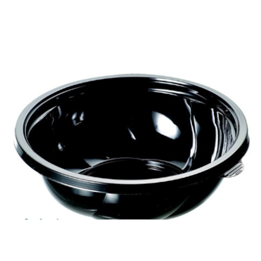 ΜΠΩΛ ΣΑΛΑΤΑΣ PET ΜΑΥΡΟ 850 ml - (50τεμ.) (SB-850) - (PREPAC)