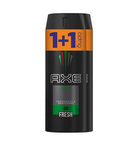 AXE ΑΠΟΣΜΗΤΙΚΟ SPRAY AFRICA 1+1 (2x150ml)