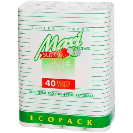 MAXI ΧΑΡΤΙ ΥΓΕΙΑΣ 40 ΡΟΛΑ - 2φυλλο 125gr.