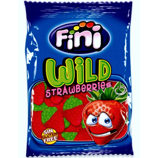 FINI ΖΑΧΑΡΩΤΑ 80g - (WILD STRAWBERRIES)