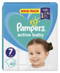 PAMPERS ACTIVE BABY No 7 (40ΤΜΧ) MAXI