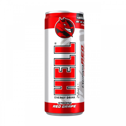 HELL ENERGY DRINK 250ml - (RED GRAPE)