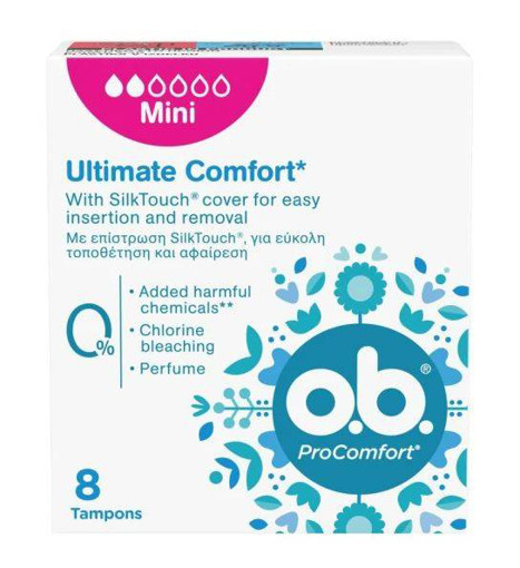 O.B. TAMPONS PROCOMFORT (8ΤΜΧ) - (ΜΙΝΙ)