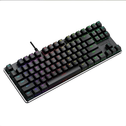 ΕΝΣΥΡΜΑΤΟ ΜΗΧΑΝΙΚΟ GAMING ΠΛΗΚΤΡΟΛΟΓΙΟ ΜΕ BACKLIGHT RGB ΚΑΙ ΕΠΙΦΑΝΕΙΑ ΑΠΟ ΑΛΟΥΜΙΝΙΟ DEEPCOOL KB500