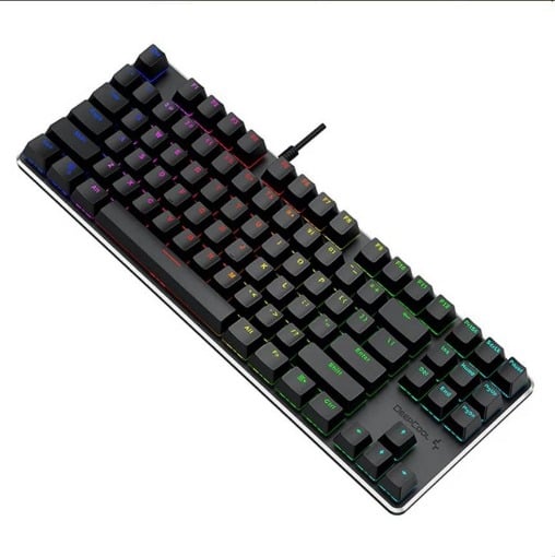 ΕΝΣΥΡΜΑΤΟ ΜΗΧΑΝΙΚΟ GAMING ΠΛΗΚΤΡΟΛΟΓΙΟ ΜΕ BACKLIGHT RGB ΚΑΙ ΕΠΙΦΑΝΕΙΑ ΑΠΟ ΑΛΟΥΜΙΝΙΟ DEEPCOOL KB500