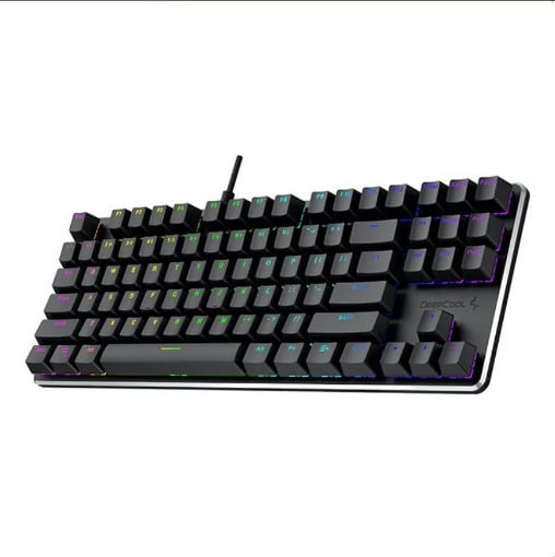 ΕΝΣΥΡΜΑΤΟ ΜΗΧΑΝΙΚΟ GAMING ΠΛΗΚΤΡΟΛΟΓΙΟ ΜΕ BACKLIGHT RGB ΚΑΙ ΕΠΙΦΑΝΕΙΑ ΑΠΟ ΑΛΟΥΜΙΝΙΟ DEEPCOOL KB500