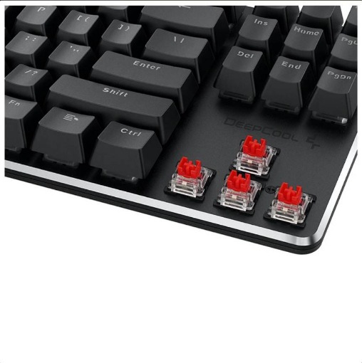 ΕΝΣΥΡΜΑΤΟ ΜΗΧΑΝΙΚΟ GAMING ΠΛΗΚΤΡΟΛΟΓΙΟ ΜΕ BACKLIGHT RGB ΚΑΙ ΕΠΙΦΑΝΕΙΑ ΑΠΟ ΑΛΟΥΜΙΝΙΟ DEEPCOOL KB500