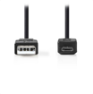 ΚΑΛΩΔΙΟ USB HIGH-SPEED A - MICRO B USB 1m NEDIS CCGT60500BK10