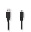 ΚΑΛΩΔΙΟ USB HIGH-SPEED A - MICRO B USB 1m NEDIS CCGT60500BK10