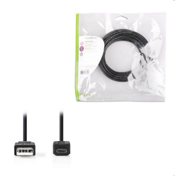ΚΑΛΩΔΙΟ USB HIGH-SPEED A - MICRO B USB 5m NEDIS CCGP60500BK50