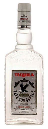 TRES SOMBREROS SILVER 700ml