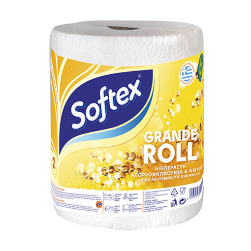 SOFTEX Grande Roll Χαρτί Κουζίνας 350γρ. 2 φυλ.