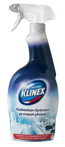 KLINEX SPRAY ΠΟΛΛΑΠΛΩΝ ΧΡΗΣΕΩΝ ΜΕ ΧΛΩΡΙΟ 750ml