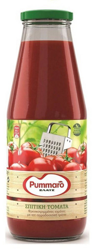 PUMMARO PASSATA 680gr. - (ΣΠΙΤΙΚΗ ΑΠΟ ΤΡΙΦΤΗ  ΤΟΜΑΤΑ)