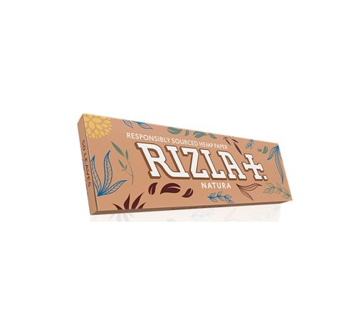 RIZLA Χαρτάκι Στριφτού Τσιγάρου Natura 50φυλ. x 1τμχ