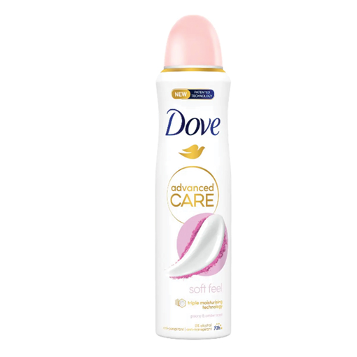 DOVE ΑΠΟΣΜΗΤΙΚΟ SPRAY ADVANCED CARE 72h 150ml (SOFT FEEL)