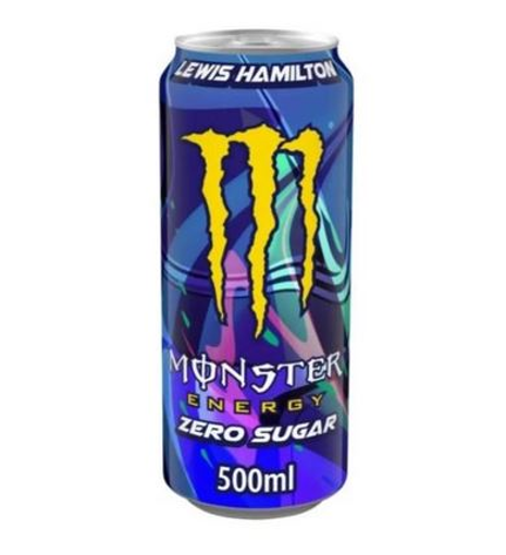 MONSTER ENERGY DRINK 500ml - (LEWIS HAMILTON/ZERO SUGAR)