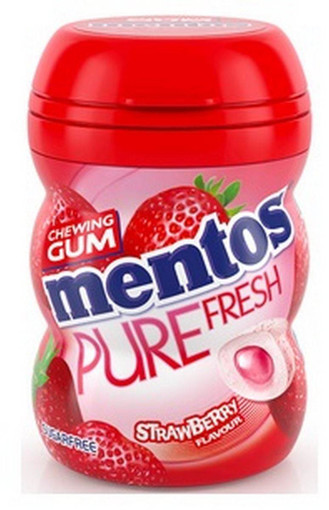 MENTOS PURE FRESH NANO BOTTLE STRAWBERRY 18g