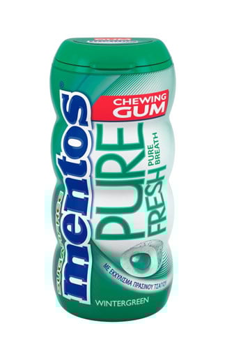 MENTOS PURE FRESH ΤΣΙΧΛΕΣ POCKET BOTTLE WINTERGREEN (ΔΥΟΣΜΟΣ - ΧΩΡΙΣ ΖΑΧΑΡΗ)