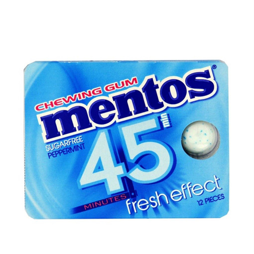 MENTOS 45 BLISTER PEPPERMINT 18g