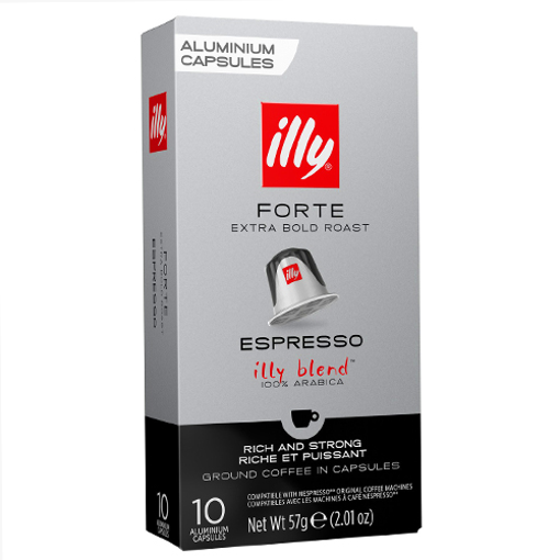 ILLY ESPESSO CAPS FORTE 10τεμ. (ΜΑΥΡΟ)
