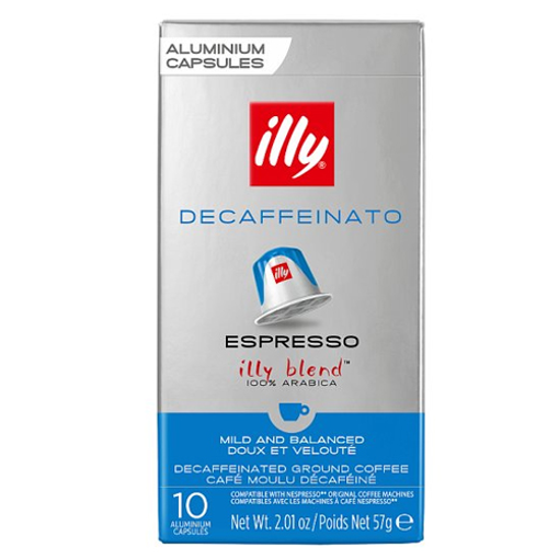 ILLY ESPESSO CAPS DECAF 10τεμ. (ΓΑΛΑΖΙΟ)