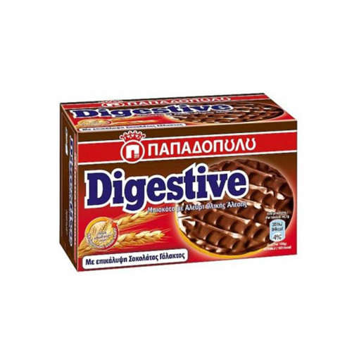 ΠΑΠΑΔΟΠΟΥΛΟΥ DIGESTIVE ΜΕ ΣΟΚ.ΓΑΛΑΚΤΟΣ 200gr.