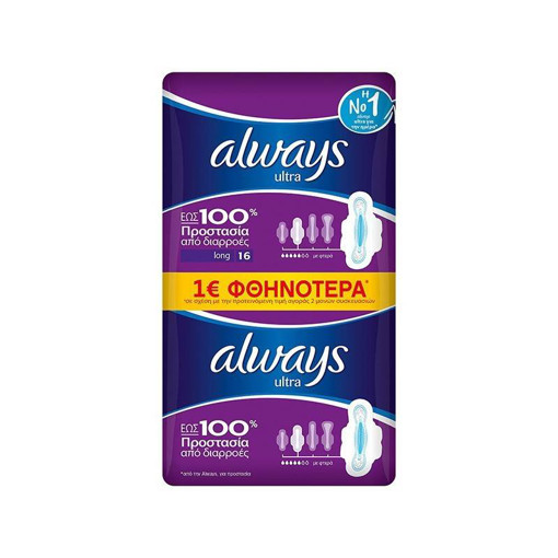 ALWAYS ULTRA DUO LONG PACK (16τεμ.) (-1€)