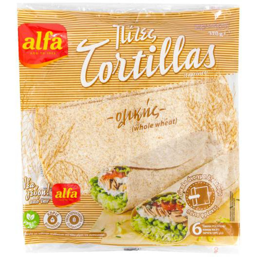 ALFA TORTILLAS ΟΛΙΚΗΣ 25CM 370ΓΡ