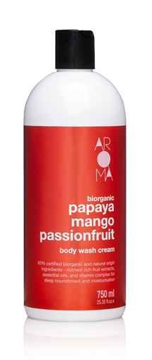 AROMA BODY WASH CREAM PAPAYA MANGO PASSIONFRUIT 750ml