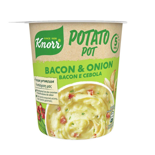 KNORR SNACK POT ΠΟΥΡΕΣ ΜΠΕΙΚΟΝ - ΚΡΕΜΜΥΔΙ 51gr