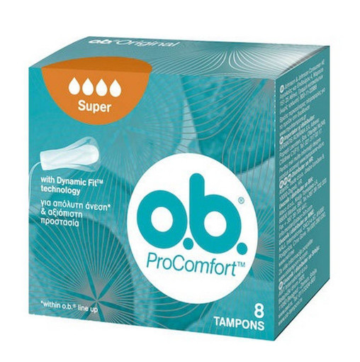 O.B. TAMPONS PROCOMFORT (8ΤΜΧ) - (SUPER)