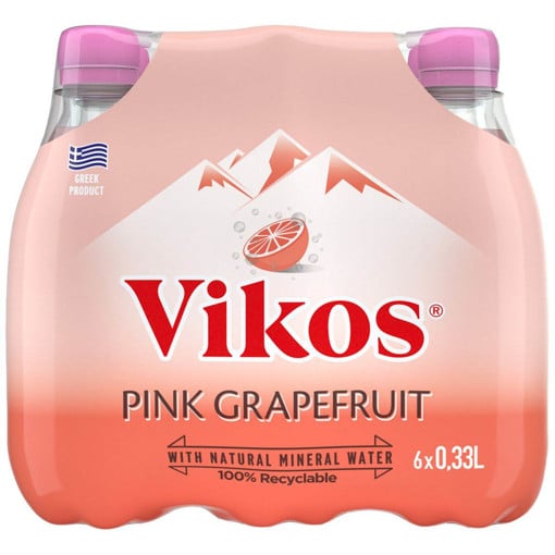 ΒΙΚΟΣ ΑΝΑΨΥΚΤΙΚΟ GRAPEFRUIT PINK 330ml  - (5+1 ΔΩΡΟ )