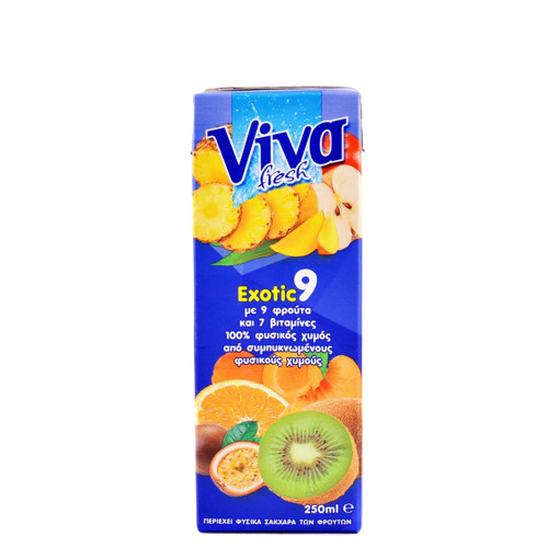 VIVA 250ml - (EXOTIC / ΦΥΣΙΚΟΣ ΧΥΜΟΣ)